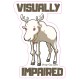 Autocollant - EN - Visually impaired - Moose Autocollant - EN - Visually impaired - Moose